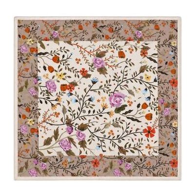 Echarpe I Am Foulard Fantasia Floreale FOULARD Beige Unique Dames Echarpe I Am Foulard Fantasia Floreale FOULARD Beige Unique Dames