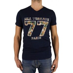T-shirt Billtornade Print Bleu EU XXL,EU S,EU M,EU L,EU XL Heren T-shirt Billtornade Print Bleu EU XXL,EU S,EU M,EU L,EU XL Heren