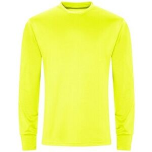AWDis Jaune Électrique XXL T-Shirt Active à Manches Longues AWDis Jaune Électrique XXL T-Shirt Active à Manches Longues