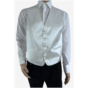 Gilets de costume Kebello Gilet cérémonie H, Ecru Beige EU S,EU M,EU L Heren Gilets de costume Kebello Gilet cérémonie H, Ecru Beige EU S,EU M,EU L Heren