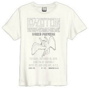 T-shirt Amplified Clothing The Song Remains The Same Blanc EU XXL,EU S,EU M,EU L,EU XL,EU XS Heren T-shirt Amplified Clothing The Song Remains The Same Blanc EU XXL,EU S,EU M,EU L,EU XL,EU XS Heren