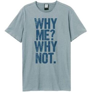 T-shirt Amplified Clothing Why Me Bleu EU XXL,EU S,EU XL,EU XS Heren T-shirt Amplified Clothing Why Me Bleu EU XXL,EU S,EU XL,EU XS Heren