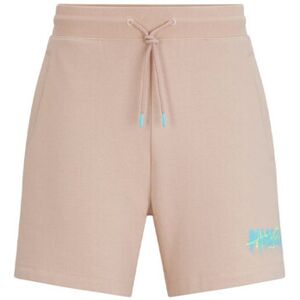 Short HUGO SHORT EN MOLLETON DE COTON ROSE CLAIR AVEC LOGO DE LA NOUVEL Rose EU S,EU L,EU XS Heren Short HUGO SHORT EN MOLLETON DE COTON ROSE CLAIR AVEC LOGO DE LA NOUVEL Rose EU S,EU L,EU XS Heren