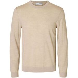 Pull Selected 16094647 TRAY MERINO CREW-OATMEAL MELANGE Beige IT M,IT L,IT XXL Heren Pull Selected 16094647 TRAY MERINO CREW-OATMEAL MELANGE Beige IT M,IT L,IT XXL Heren