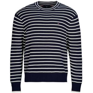 Pull Tommy Hilfiger BRETON STRUCTURE CREW NECK Marine EU XL,IT S,IT M,IT L Heren Pull Tommy Hilfiger BRETON STRUCTURE CREW NECK Marine EU XL,IT S,IT M,IT L Heren