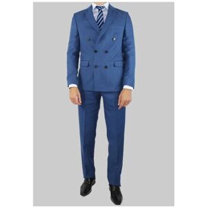 Costumes Kebello Costume croisé H, Bleu Bleu FR 50,FR 58 Heren Costumes Kebello Costume croisé H, Bleu Bleu FR 50,FR 58 Heren