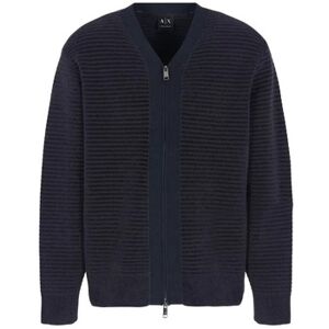 Gilet EAX CARDIGAN Bleu EU XXL,EU S,EU M,EU XS Heren Gilet EAX CARDIGAN Bleu EU XXL,EU S,EU M,EU XS Heren