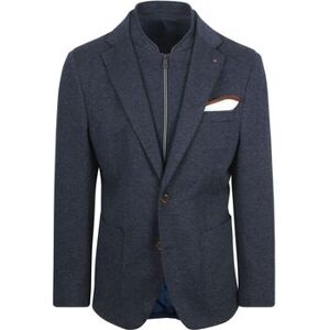 Veste Suitable Blazer Inlay Lommer Marine Bleu FR 48,FR 50,UK 26 Heren Veste Suitable Blazer Inlay Lommer Marine Bleu FR 48,FR 50,UK 26 Heren