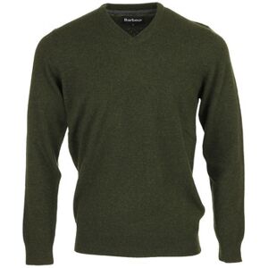 Pull Barbour Essential Lambswool V Neck Sweater Vert EU S,EU M Heren Pull Barbour Essential Lambswool V Neck Sweater Vert EU S,EU M Heren