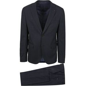 Costumes Suitable Costume Strato Pied De Poule Laine Marine Bleu FR 52,FR 54 Heren Costumes Suitable Costume Strato Pied De Poule Laine Marine Bleu FR 52,FR 54 Heren