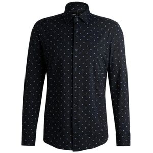 Chemise BOSS Chemise à motifs marine Bleu FR 42,FR 44 Heren Chemise BOSS Chemise à motifs marine Bleu FR 42,FR 44 Heren