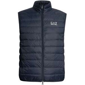 Giorgio Armani Veste Emporio Armani EA7 Gilet léger avec logo sur la poitrine Bleu EU S,EU L,EU XS Heren Giorgio Armani Veste Emporio Armani EA7 Gilet léger avec logo sur la poitrine Bleu EU S,EU L,EU XS Heren