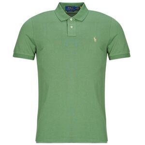 Polo Polo Ralph Lauren POLO AJUSTE DROIT EN COTON BASIC MESH Vert EU XXL,EU S,EU M,EU L,EU XL,EU XS Heren Polo Polo Ralph Lauren POLO AJUSTE DROIT EN COTON BASIC MESH Vert EU XXL,EU S,EU M,EU L,EU XL,EU XS Heren