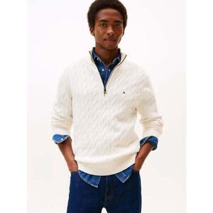 Sweatshirts Tommy Hilfiger Pull camionneur torsadé blanc en coton Blanc EU XXL,EU L,EU XL Heren Sweatshirts Tommy Hilfiger Pull camionneur torsadé blanc en coton Blanc EU XXL,EU L,EU XL Heren