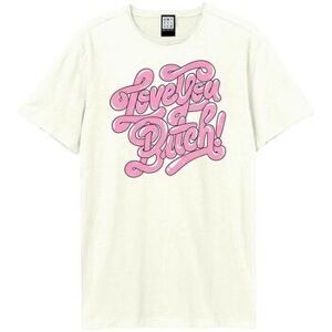 T-shirt Amplified Clothing Love You Bitch Blanc EU XXL,EU S,EU M,EU L,EU XL,EU XS,EU 3XL Heren T-shirt Amplified Clothing Love You Bitch Blanc EU XXL,EU S,EU M,EU L,EU XL,EU XS,EU 3XL Heren
