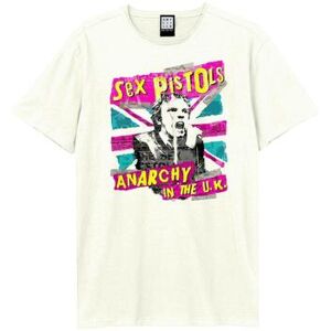 T-shirt Amplified Clothing Anarchy In The Uk Blanc EU XXL,EU S,EU M,EU L,EU XL,EU XS,EU 3XL Heren T-shirt Amplified Clothing Anarchy In The Uk Blanc EU XXL,EU S,EU M,EU L,EU XL,EU XS,EU 3XL Heren