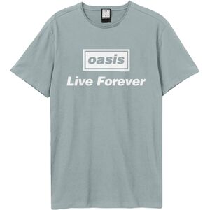 T-shirt Amplified Clothing Live Forever Bleu EU XXL,EU S,EU M,EU L,EU XL,EU XS,EU 3XL Heren T-shirt Amplified Clothing Live Forever Bleu EU XXL,EU S,EU M,EU L,EU XL,EU XS,EU 3XL Heren