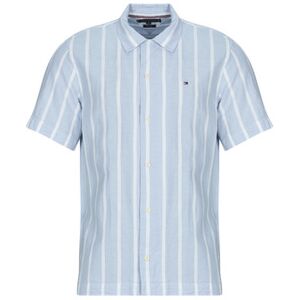 Chemise Tommy Hilfiger LINEN BLEND STRIPED SS RF SHIRT Bleu EU S,EU M,EU L,EU XL Heren Chemise Tommy Hilfiger LINEN BLEND STRIPED SS RF SHIRT Bleu EU S,EU M,EU L,EU XL Heren