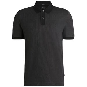 T-shirt BOSS Polo Noir en coton mercerisé à micro motif H-PARLAY432 Noir EU XXL,EU XL Heren T-shirt BOSS Polo Noir en coton mercerisé à micro motif H-PARLAY432 Noir EU XXL,EU XL Heren