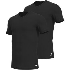 T-shirt adidas Tee-shirt col V, lot de 2, ACTIVE FLEX COTTON Noir EU S,EU M Heren T-shirt adidas Tee-shirt col V, lot de 2, ACTIVE FLEX COTTON Noir EU S,EU M Heren