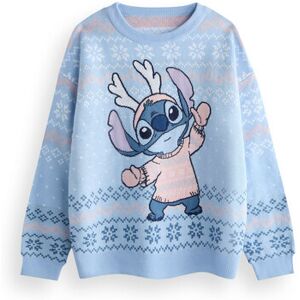 Sweatshirts Disney Lilo Stitch Stitch Pull de Noël Bleu UK S,UK M,UK L,UK XL,UK XXL Dames Sweatshirts Disney Lilo Stitch Stitch Pull de Noël Bleu UK S,UK M,UK L,UK XL,UK XXL Dames