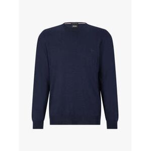 Pull BOSS Pull marine en laine Bleu EU S,EU M Heren Pull BOSS Pull marine en laine Bleu EU S,EU M Heren