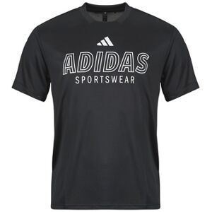 T-shirt adidas - Noir EU S,EU M,EU L,EU XL Heren T-shirt adidas - Noir EU S,EU M,EU L,EU XL Heren