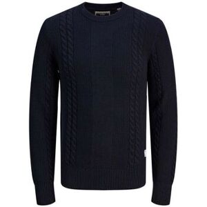 jack & jones Pull Jack & Jones 12242948 GRID CABLE CREW-BLACK Noir IT L,IT XL,IT XXL Heren jack & jones Pull Jack & Jones 12242948 GRID CABLE CREW-BLACK Noir IT L,IT XL,IT XXL Heren