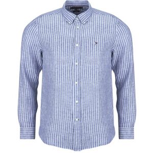 Chemise Tommy Hilfiger LINEN BENGAL STRIPE RF SHIRT Bleu EU S,EU M,EU L,EU XL Heren Chemise Tommy Hilfiger LINEN BENGAL STRIPE RF SHIRT Bleu EU S,EU M,EU L,EU XL Heren