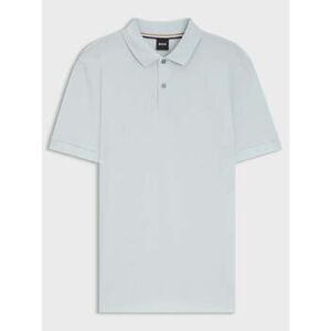 Polo BOSS Polo bleu en coton Bleu EU XXL,EU S,EU M,EU L,EU XL Heren Polo BOSS Polo bleu en coton Bleu EU XXL,EU S,EU M,EU L,EU XL Heren