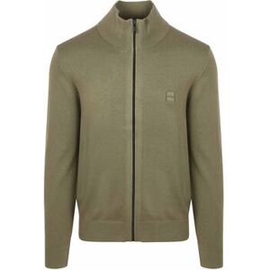 Sweatshirts BOSS Pull Kanozip Cardigan Vert Olive Vert EU L,EU XL Heren Sweatshirts BOSS Pull Kanozip Cardigan Vert Olive Vert EU L,EU XL Heren