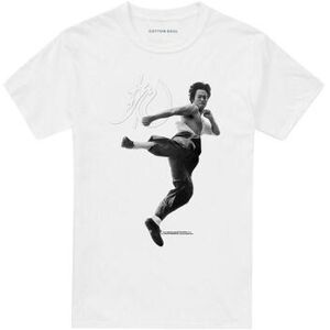 T-shirt Bruce Lee Flying Kick Blanc EU XXL,EU S,EU M,EU L,EU XL,EU 3XL,EU 4XL,EU 5XL Dames T-shirt Bruce Lee Flying Kick Blanc EU XXL,EU S,EU M,EU L,EU XL,EU 3XL,EU 4XL,EU 5XL Dames
