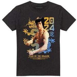 T-shirt Bruce Lee Year Of The Dragon Noir EU XXL,EU S,EU M,EU L,EU XL,EU 3XL,EU 4XL,EU 5XL Heren T-shirt Bruce Lee Year Of The Dragon Noir EU XXL,EU S,EU M,EU L,EU XL,EU 3XL,EU 4XL,EU 5XL Heren