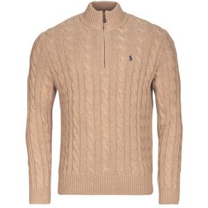 Pull Polo Ralph Lauren PULL DEMI ZIP EN MAILLE TORSADEE Beige EU S,EU M,EU L,EU XL,EU XS Heren Pull Polo Ralph Lauren PULL DEMI ZIP EN MAILLE TORSADEE Beige EU S,EU M,EU L,EU XL,EU XS Heren
