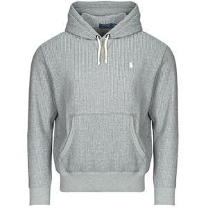 Pull Polo Ralph Lauren PULL A CAPUCHE EN MAILLE GAUFREE Gris EU S,EU M,EU XS Heren Pull Polo Ralph Lauren PULL A CAPUCHE EN MAILLE GAUFREE Gris EU S,EU M,EU XS Heren