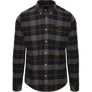 Chemise Barbour Chemise Valley Carreaux Marron Anthracite Multicolore EU XXL,EU L Heren Chemise Barbour Chemise Valley Carreaux Marron Anthracite Multicolore EU XXL,EU L Heren