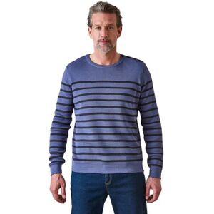 Pull Daxon by - Pull rayé avec laine homme Bleu EU XXL,EU 3XL,EU 4XL Heren Pull Daxon by - Pull rayé avec laine homme Bleu EU XXL,EU 3XL,EU 4XL Heren