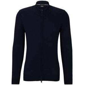 Gilet BOSS Gilet marine en laine Bleu EU XXL,EU S,EU M Heren Gilet BOSS Gilet marine en laine Bleu EU XXL,EU S,EU M Heren