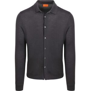 Gilet Suitable Cardigan Shirt Merino Anthracite Gris EU XXL,EU M,EU L,EU XL Heren Gilet Suitable Cardigan Shirt Merino Anthracite Gris EU XXL,EU M,EU L,EU XL Heren