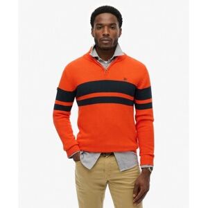 Pull Superdry Tricot à demi-zip à rayures en coton EU S,EU M,EU L Heren Pull Superdry Tricot à demi-zip à rayures en coton EU S,EU M,EU L Heren