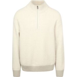 Pull BOSS Pull Kobear Demi-Zip Wool Blend Ecru Multicolore EU L,EU XL Heren Pull BOSS Pull Kobear Demi-Zip Wool Blend Ecru Multicolore EU L,EU XL Heren