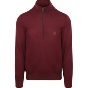 Sweatshirts BOSS Pull Kanobix Demi-Zip Bordeaux Bordeaux EU L,EU 3XL Heren Sweatshirts BOSS Pull Kanobix Demi-Zip Bordeaux Bordeaux EU L,EU 3XL Heren