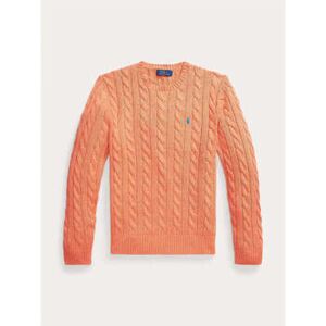Pull Ralph Lauren Pull torsadé orange en coton Orange EU S,EU M,EU L,EU XS Heren Pull Ralph Lauren Pull torsadé orange en coton Orange EU S,EU M,EU L,EU XS Heren