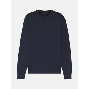 Pull BOSS Pull marine en coton Bleu EU XXL,EU S,EU M,EU L Heren Pull BOSS Pull marine en coton Bleu EU XXL,EU S,EU M,EU L Heren