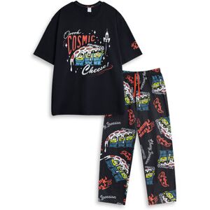 Ensembles de pyjama Disney Toy Story Ensemble pyjama à manches courtes et jambes longues Noir UK XXL,UK S,UK M,UK L,UK XL Heren Ensembles de pyjama Disney Toy Story Ensemble pyjama à manches courtes et jambes longues Noir UK XXL,UK S,UK M,UK L,UK XL Heren