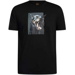 T-shirt BOSS T-shirt graphique Te Dobermann Noir EU XXL,EU S,EU M,EU L,EU XL Heren T-shirt BOSS T-shirt graphique Te Dobermann Noir EU XXL,EU S,EU M,EU L,EU XL Heren