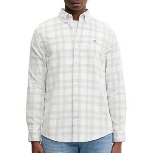 Chemise Tommy Hilfiger DM0DM22408 Blanc EU S,EU L Heren Chemise Tommy Hilfiger DM0DM22408 Blanc EU S,EU L Heren