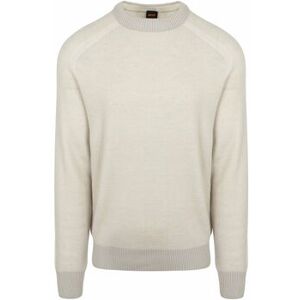 Sweatshirts BOSS Pull Akajer Ecru Beige EU XXL,EU M,EU L,EU XL Heren Sweatshirts BOSS Pull Akajer Ecru Beige EU XXL,EU M,EU L,EU XL Heren