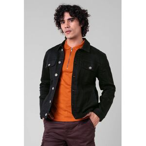 Veste Enorsia Veste en jean noir coupe standard Noir EU L,EU XL Heren Veste Enorsia Veste en jean noir coupe standard Noir EU L,EU XL Heren