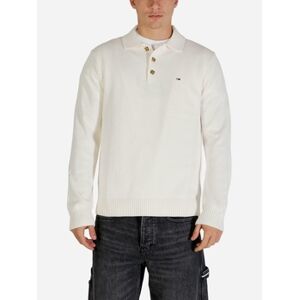 Polo Tommy Jeans Dm0dm22647 Tjm Slim Essen Blanc EU S,EU M,EU L,EU XL Heren Polo Tommy Jeans Dm0dm22647 Tjm Slim Essen Blanc EU S,EU M,EU L,EU XL Heren